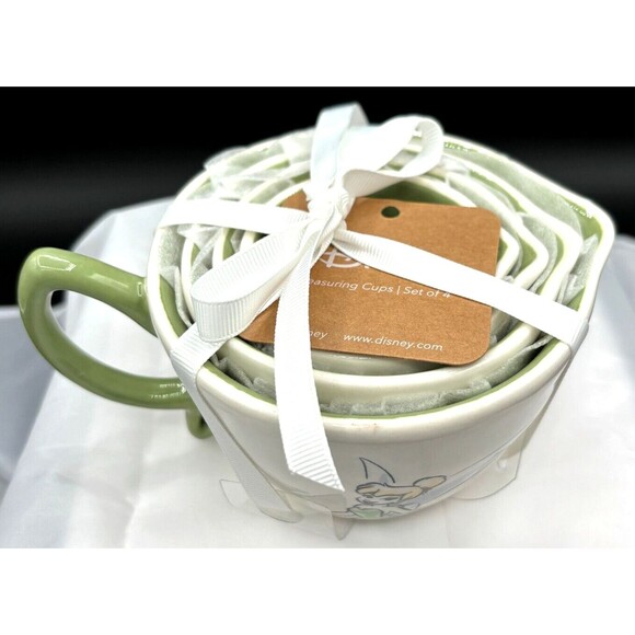 Rae Dunn "Tinkerbell" Measuring Cups Set Of 4 Disney's Peter Pan Collection‎ NWT - Picture 6 of 16
